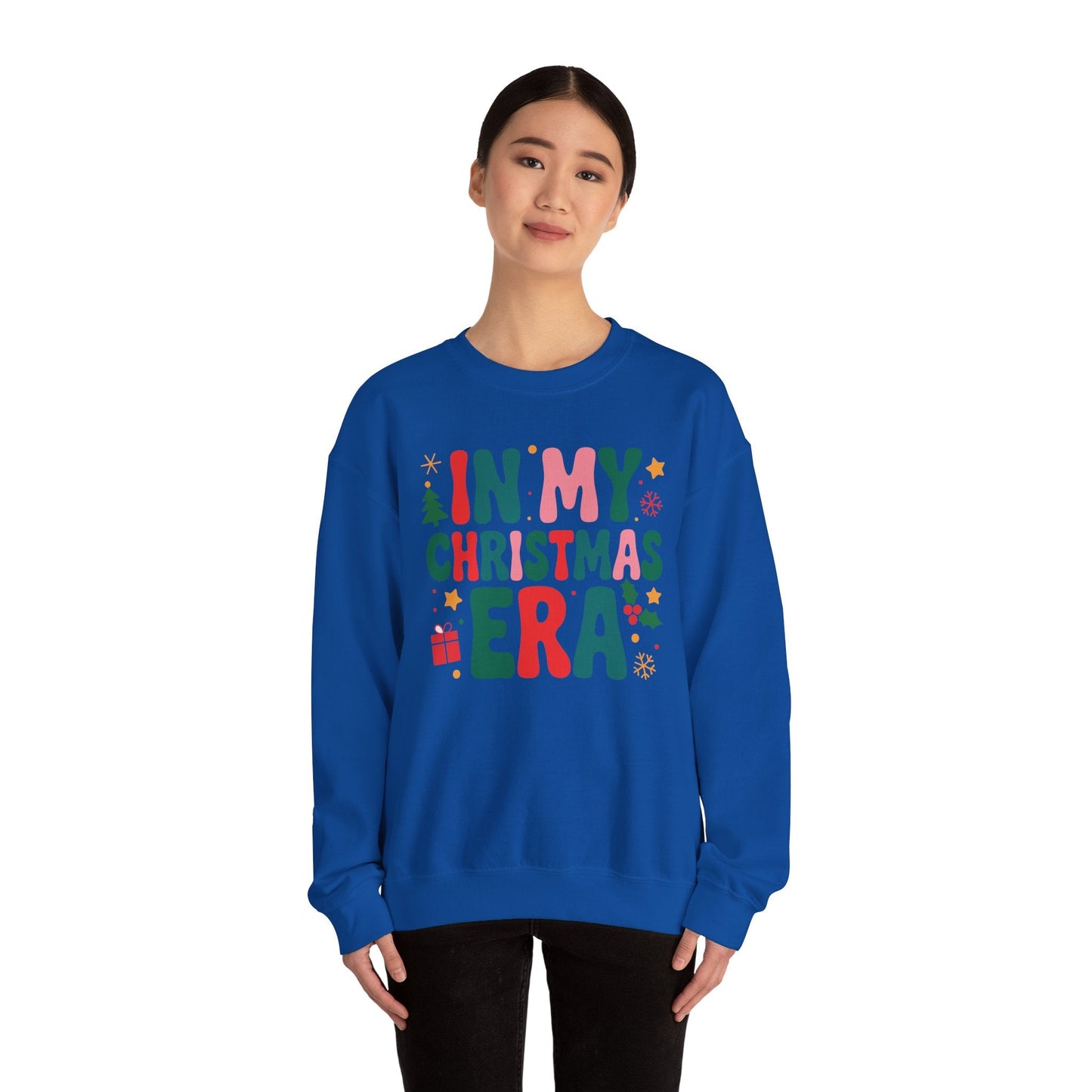 In My Christmas Era Cute Groovy Christmas Holiday Xmas Sweatshirt