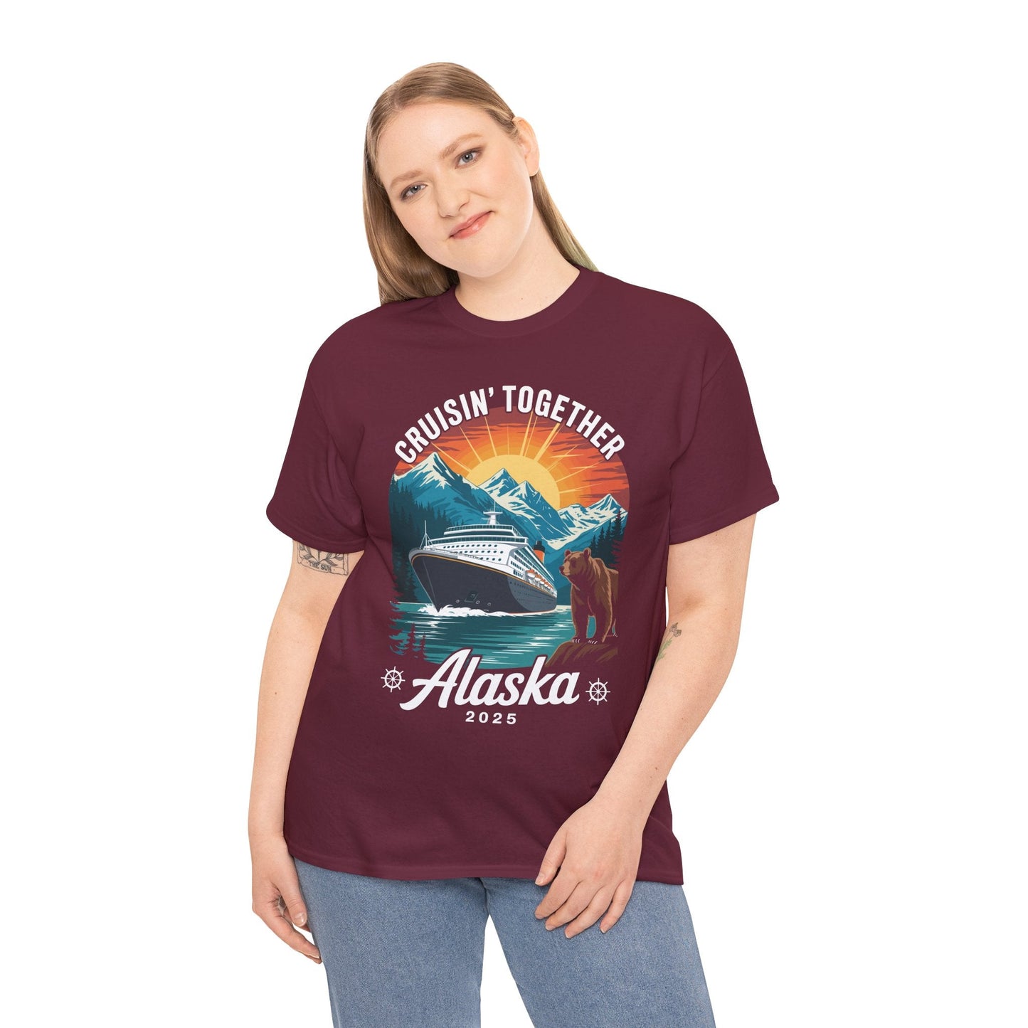 Cruisin Together Alaska 2025 Family Friend Alaska Cruise T-Shirt