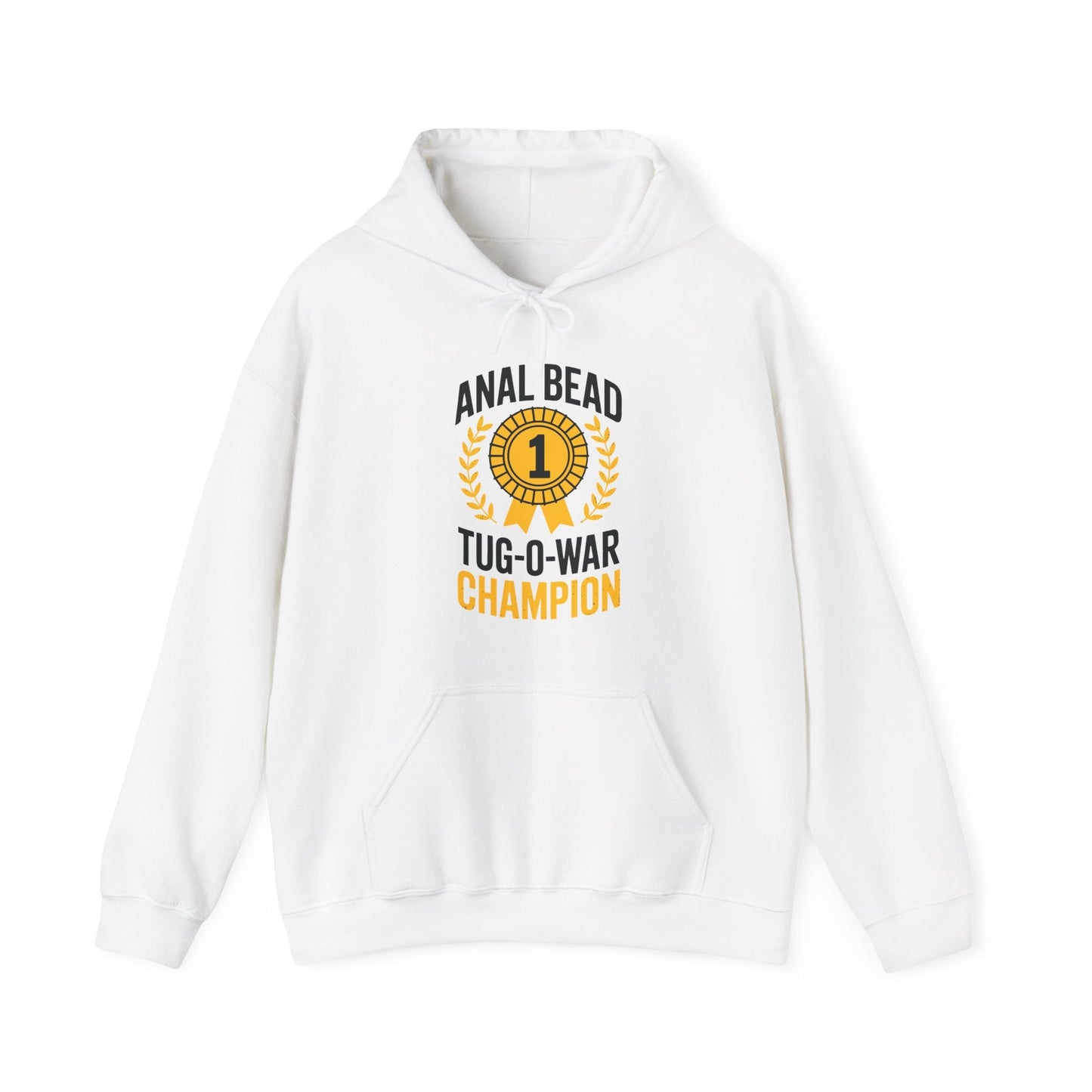 Funny Saying  Bead Tug O War Champion Adult Humor Hoodie for Men & Women