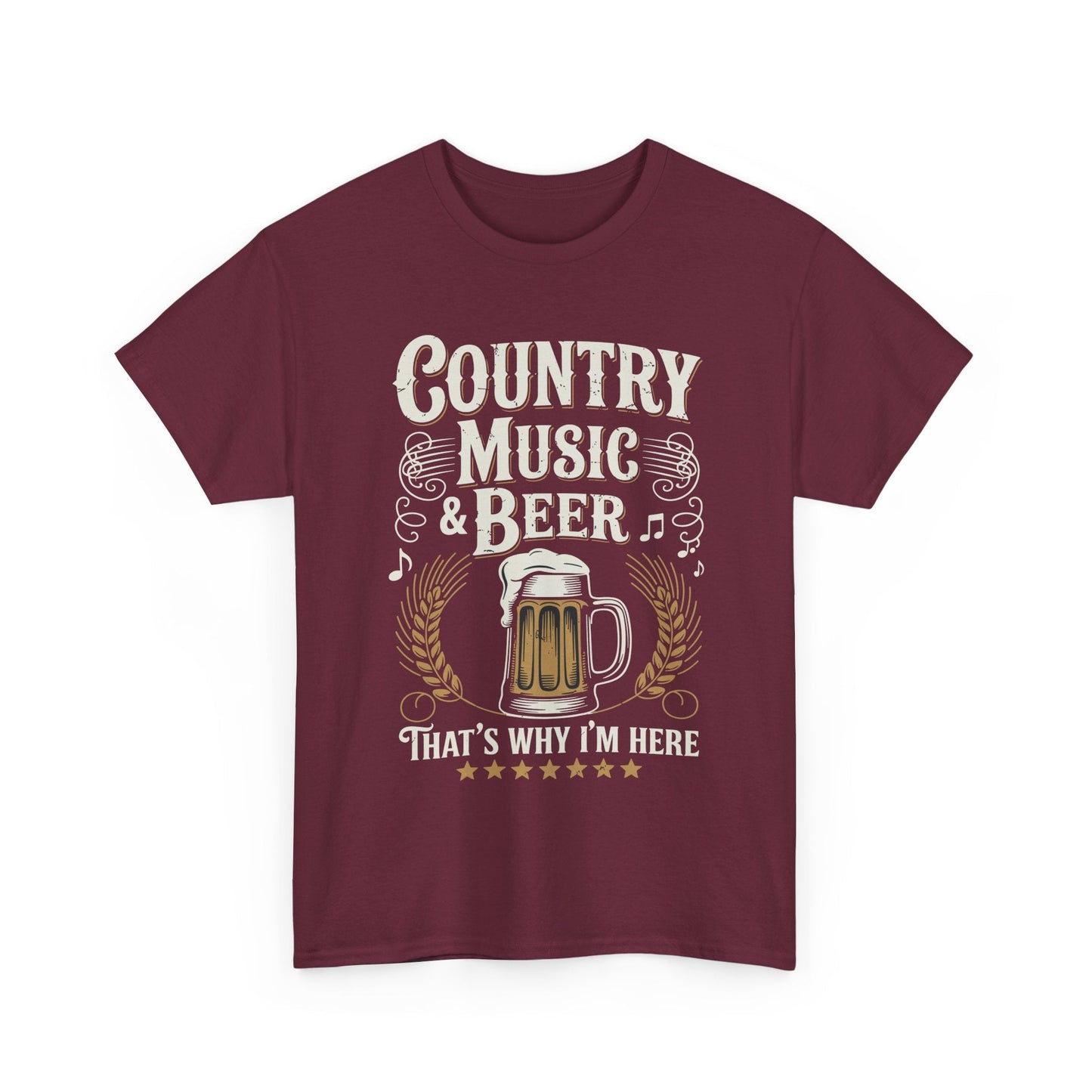 Vintage Country Music and Beer That's Why I'm Here Legends T-Shirt