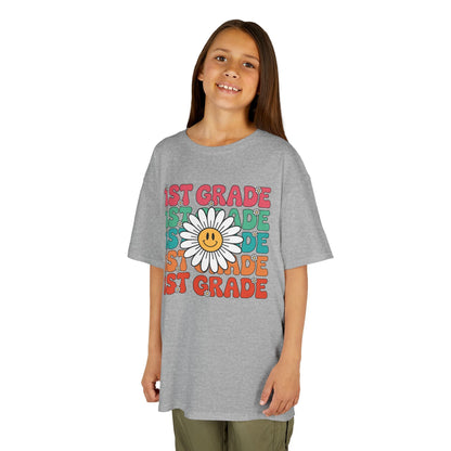 Groovy 1st Grade Back To School First Day of First Grade T-Shirt