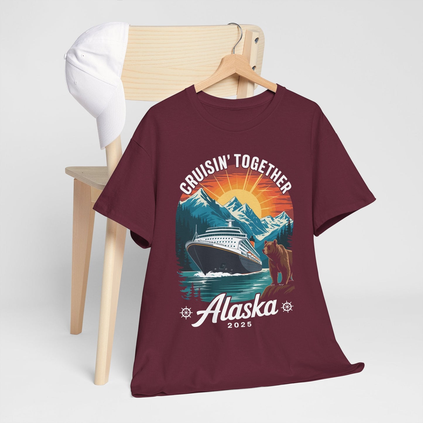 Cruisin Together Alaska 2025 Family Friend Alaska Cruise T-Shirt