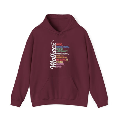 MOTHER Meaning Shirt I Love Mom Mothers Day Hoodie