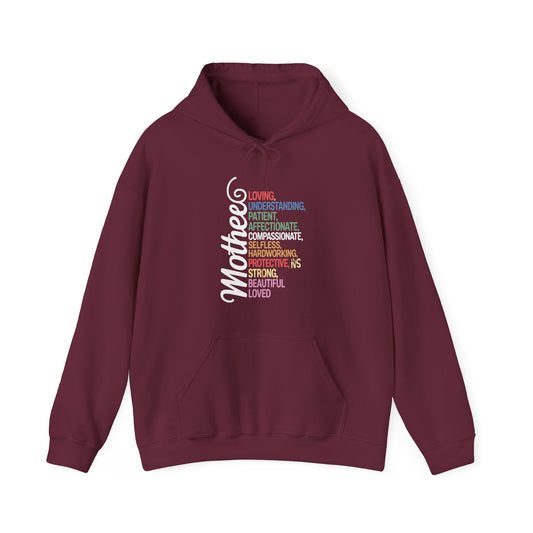 MOTHER Meaning Shirt I Love Mom Mothers Day Hoodie
