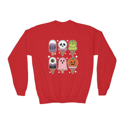 Horror Movie Summer Popsicle Halloween Ice Cream Summer-ween Sweatshirt