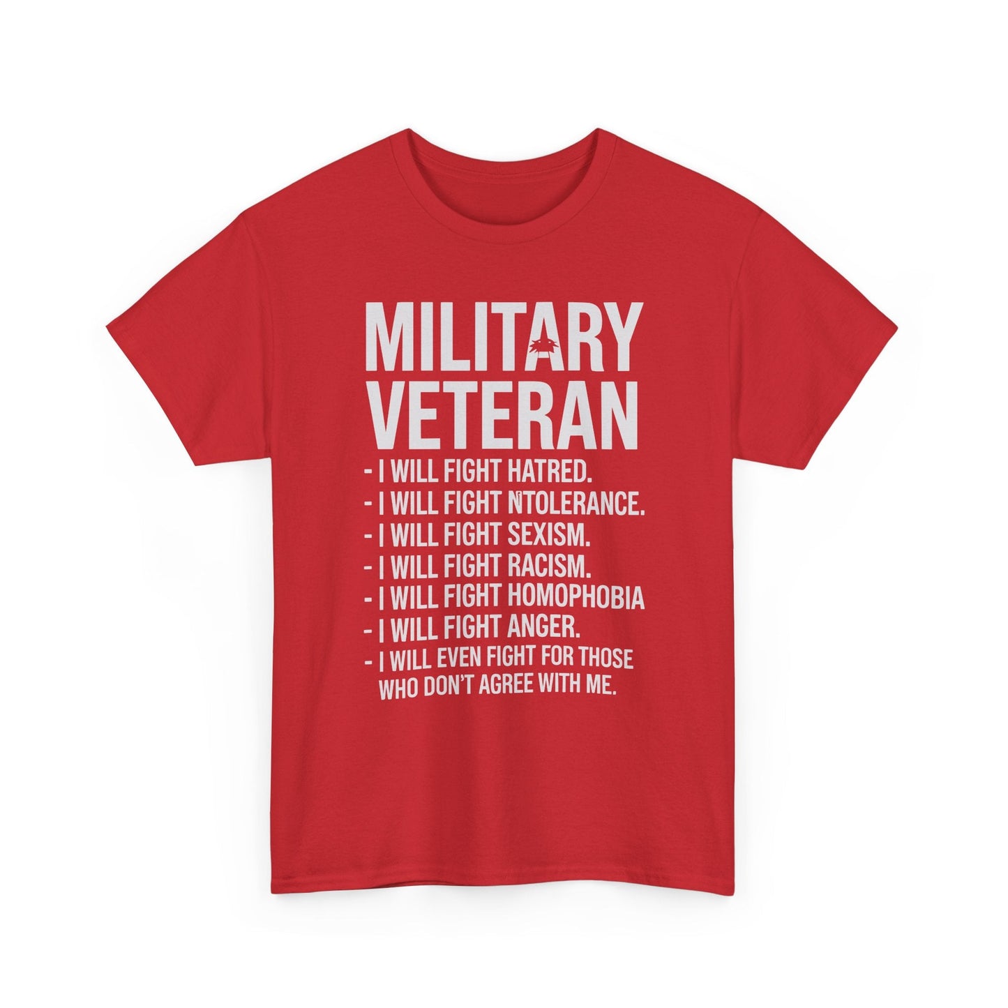 Military Veterans Against Trump 2025 Fight USA Election T-Shirt
