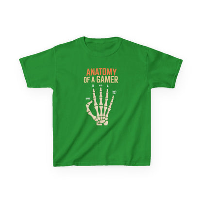 Funny Anatomy Of A Gamer Skeleton Hand Boys Kids Teens T-Shirt