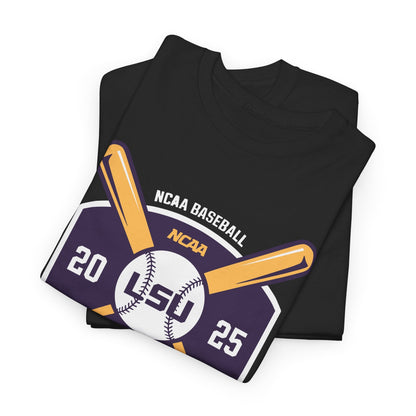LSU Baseball 2025 National Champions Logo T-Shirt
