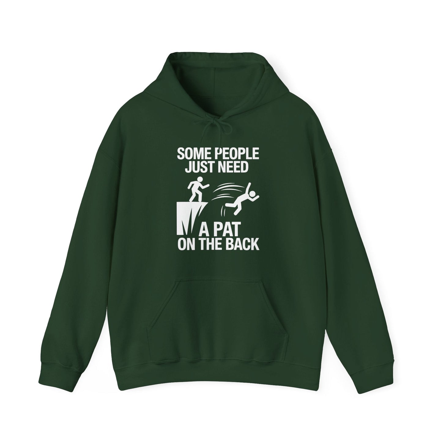 Funny Pat On The Back Adult Sarcastic Design Hoodie