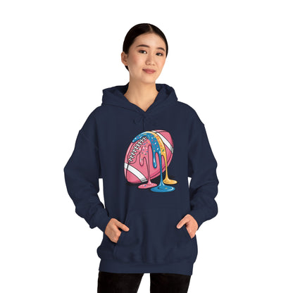 Football Drip For Lineman WR QB RB Ice Cream Sprinkles Hoodie