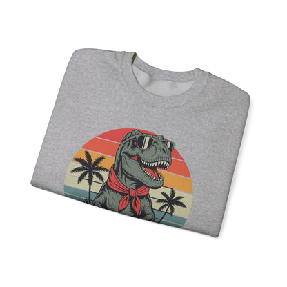 Auntiesaurus T Rex Dinosaur Auntie Saurus Family Matching Sweatshirt