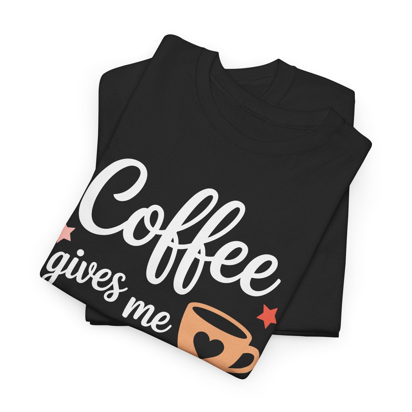 Coffee Gives Me Teacher Powers, Cute Teacher Appreciation T-Shirt