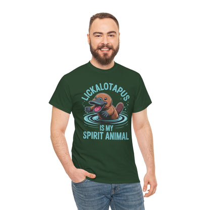 Vintage Funny Lickalottapus Is My Spirit Animal Lovers Meme T-Shirt