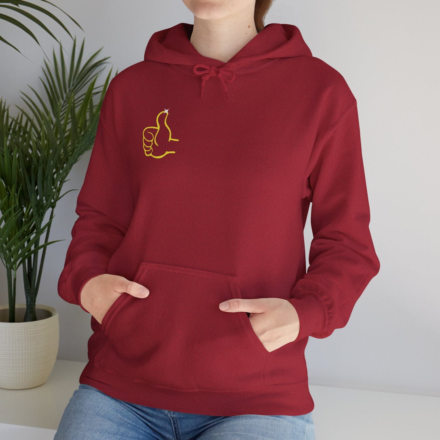 Thumbs Up Hoodie for Men Women
