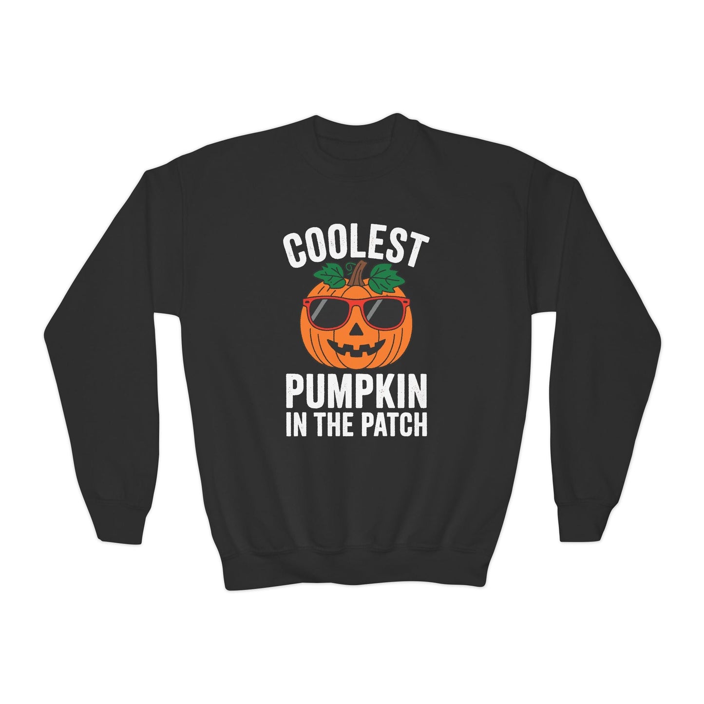 Kids Coolest Pumpkin In The Patch Halloween For Boys Girls Sweatshirt