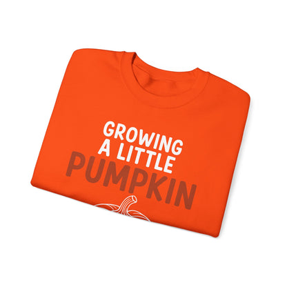 Growing A Little Pumpkin Fall Thanksgiving Baby Bump Wife Sweatshirt