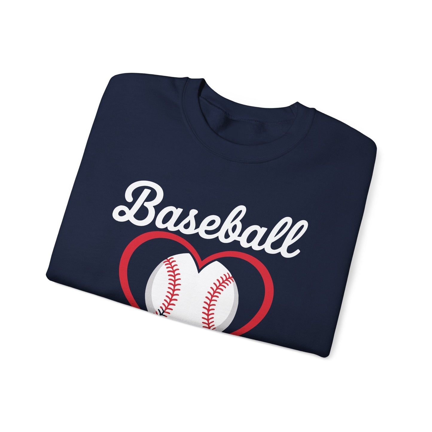 Baseball Grandma Women Baseball Heart Mothers Day Sweatshirt