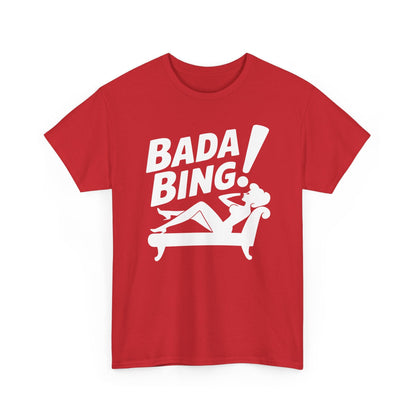 Funny Vintage Bada Sarcastic Bing Retro Sexy Girl Bada Bam T-Shirt