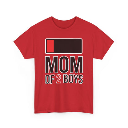 Mom of 2 Boys Gift from Son Mothers Day Birthday Women T-Shirt