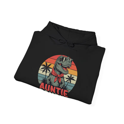 Auntiesaurus T Rex Dinosaur Auntie Saurus Family Matching Hoodie