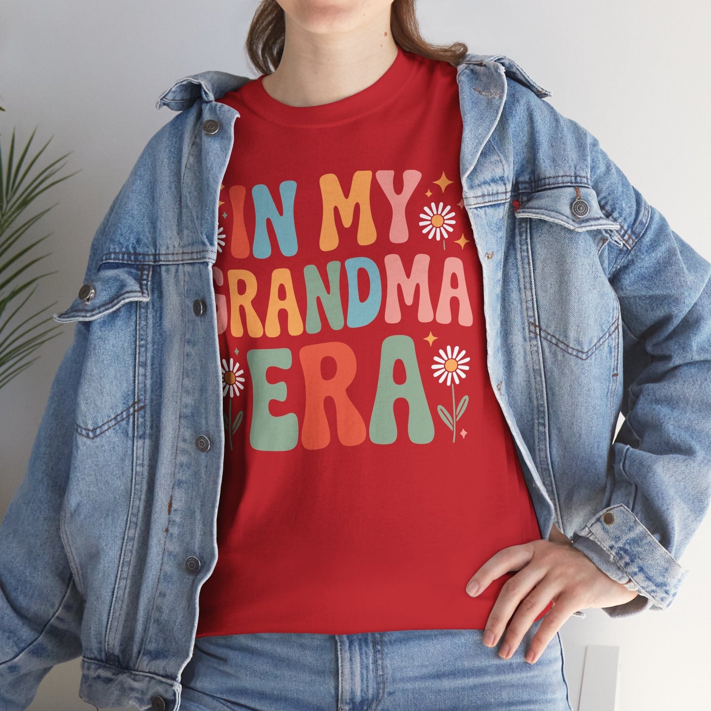 In My Grandma Era Funny Sarcastic Groovy Retro Mothers Day T-Shirt