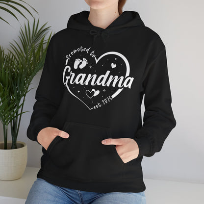 Promoted to Grandma Est 2025 Soon to be Grandma Mothers Day Hoodie