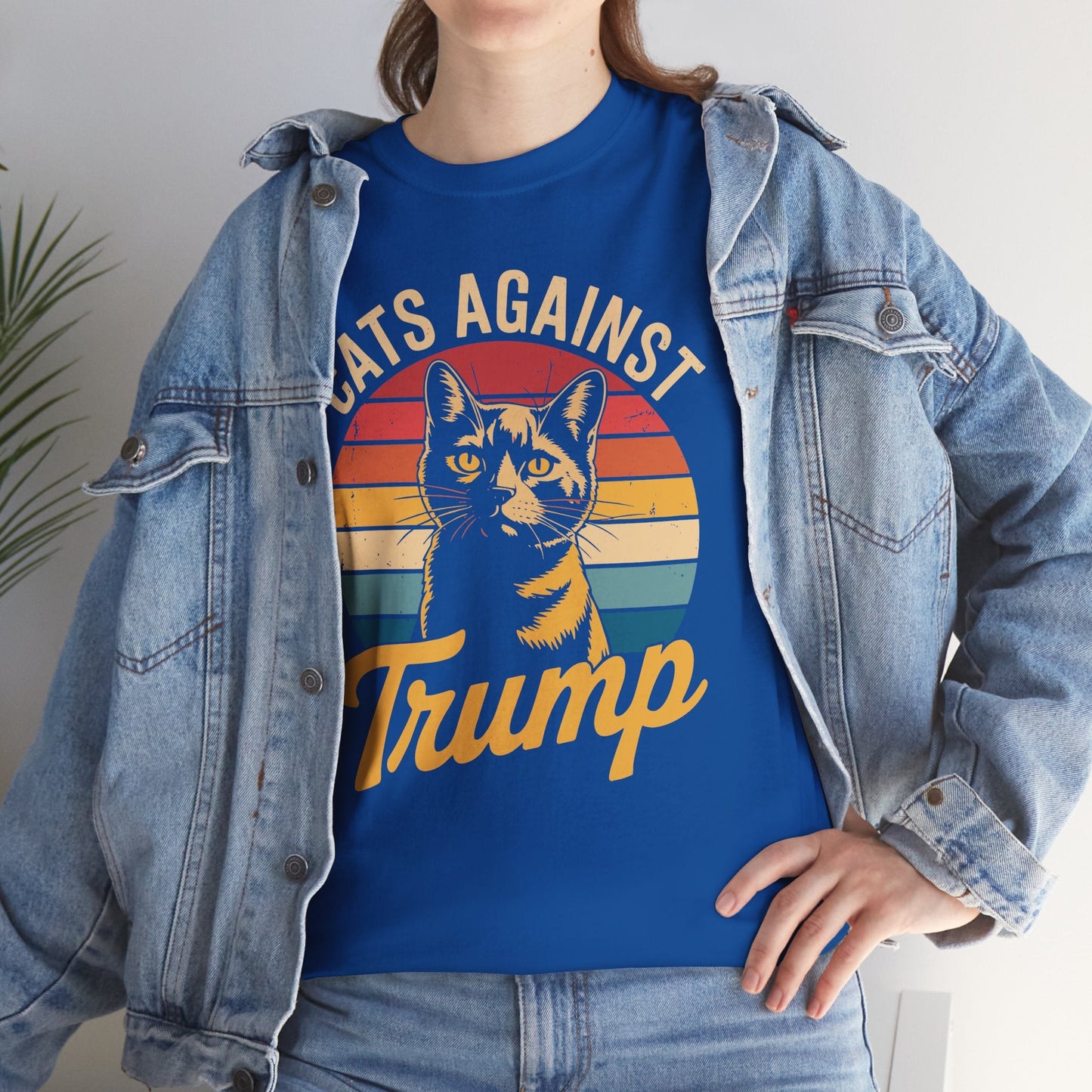 Cats Against Trump Funny Anti Trump Election Funny Cat T-Shirt