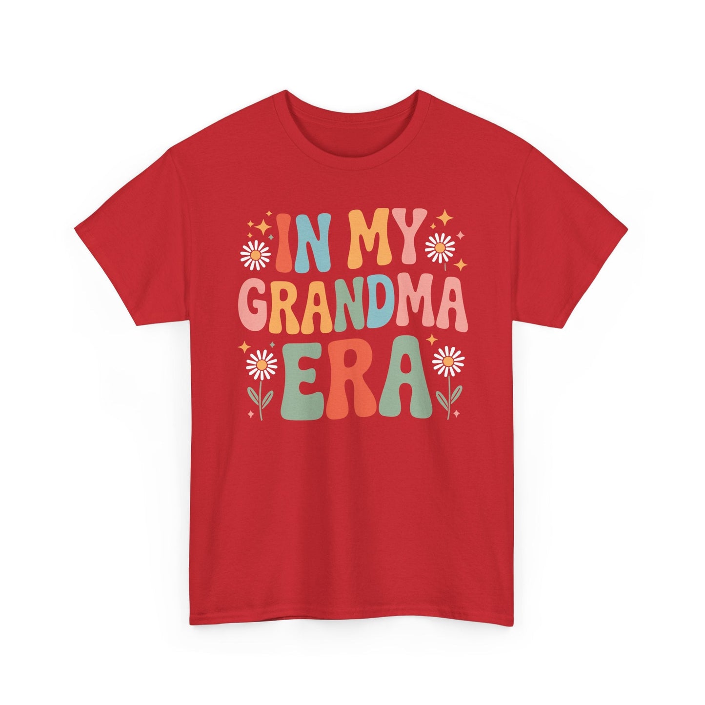 In My Grandma Era Funny Sarcastic Groovy Retro Mothers Day T-Shirt