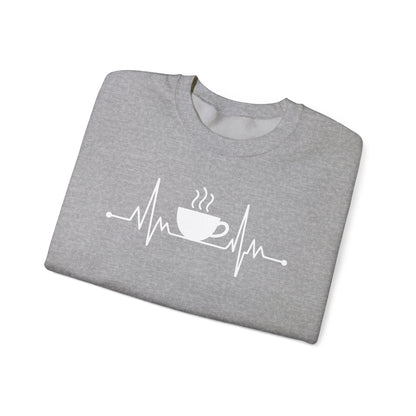Coffee Heartbeat Drinking Coffee Sweatshirt
