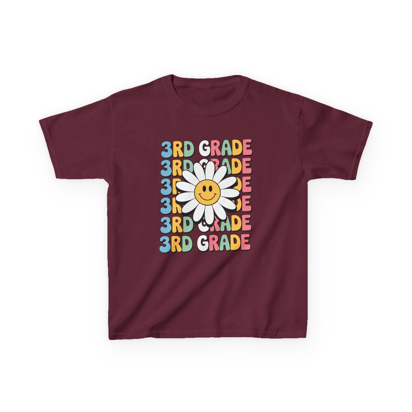 Groovy 3rd Grade Back To School First Day of Third Grade T-Shirt