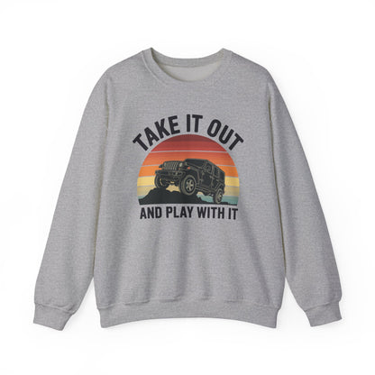 Catch Some Rays Vintage Retro Take It Out And Play Sweatshirt