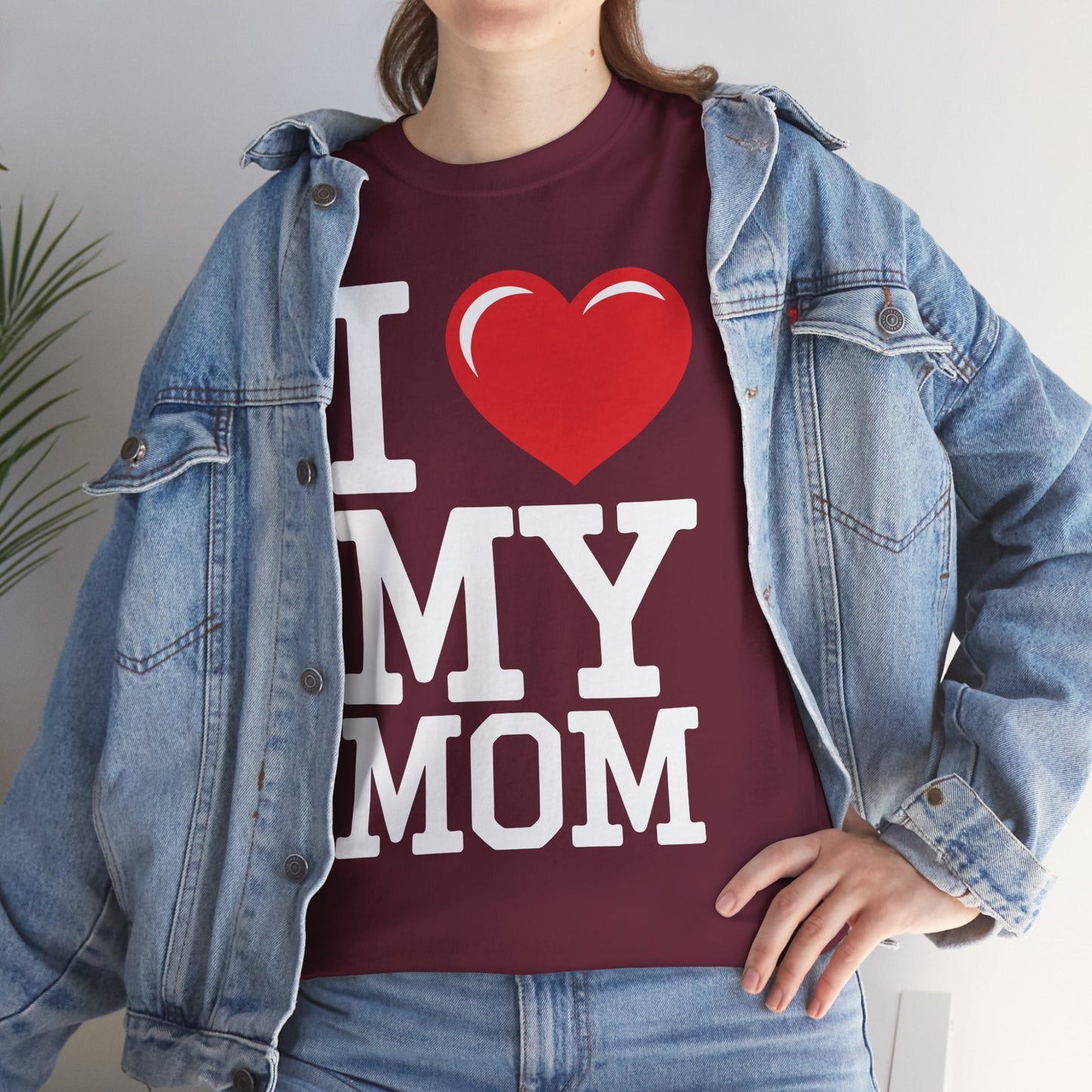 I Love My Mom Mothers Day from Daughter or Son T-Shirt