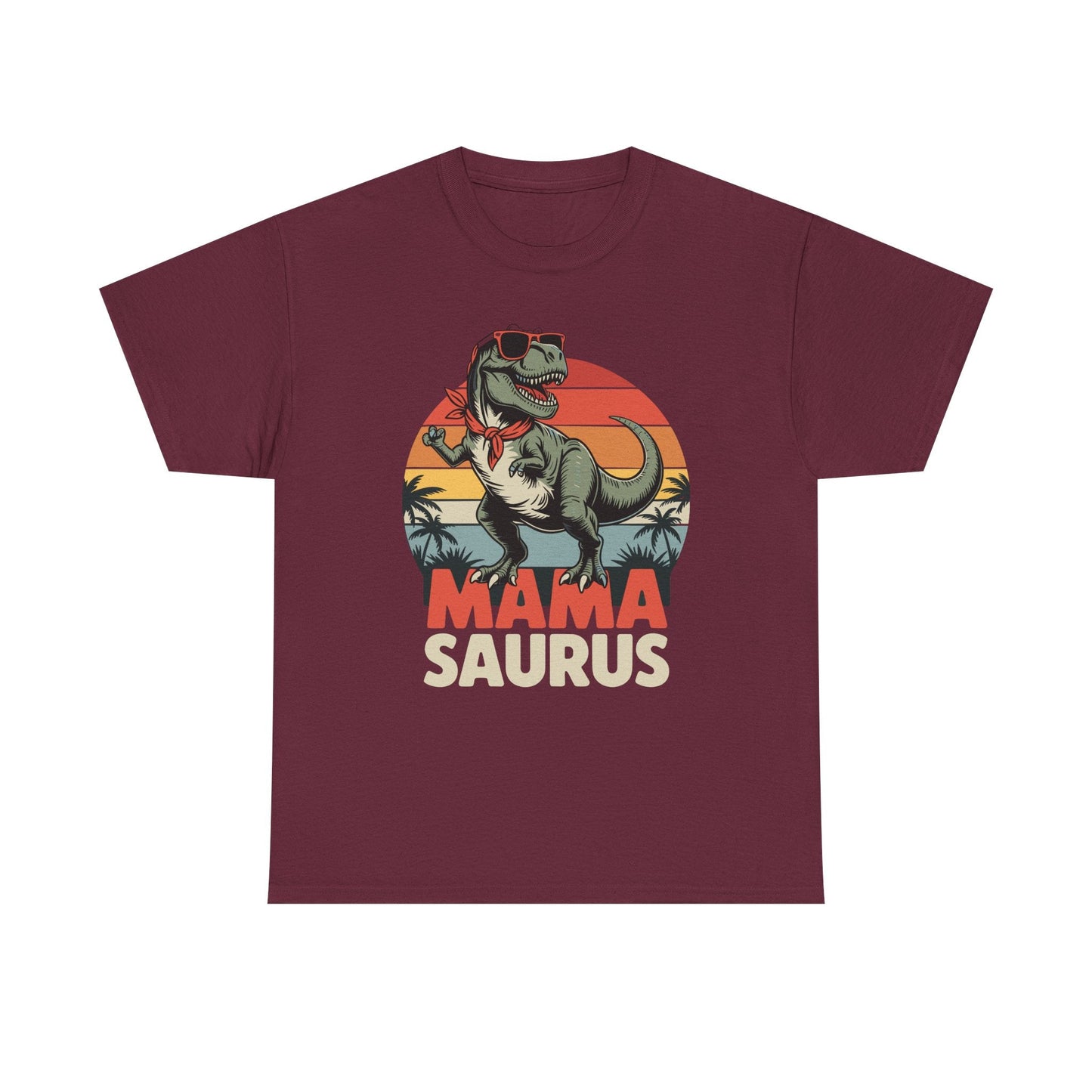 Mamasaurus T Rex Dinosaur Mama Saurus Family Matching Women T-Shirts