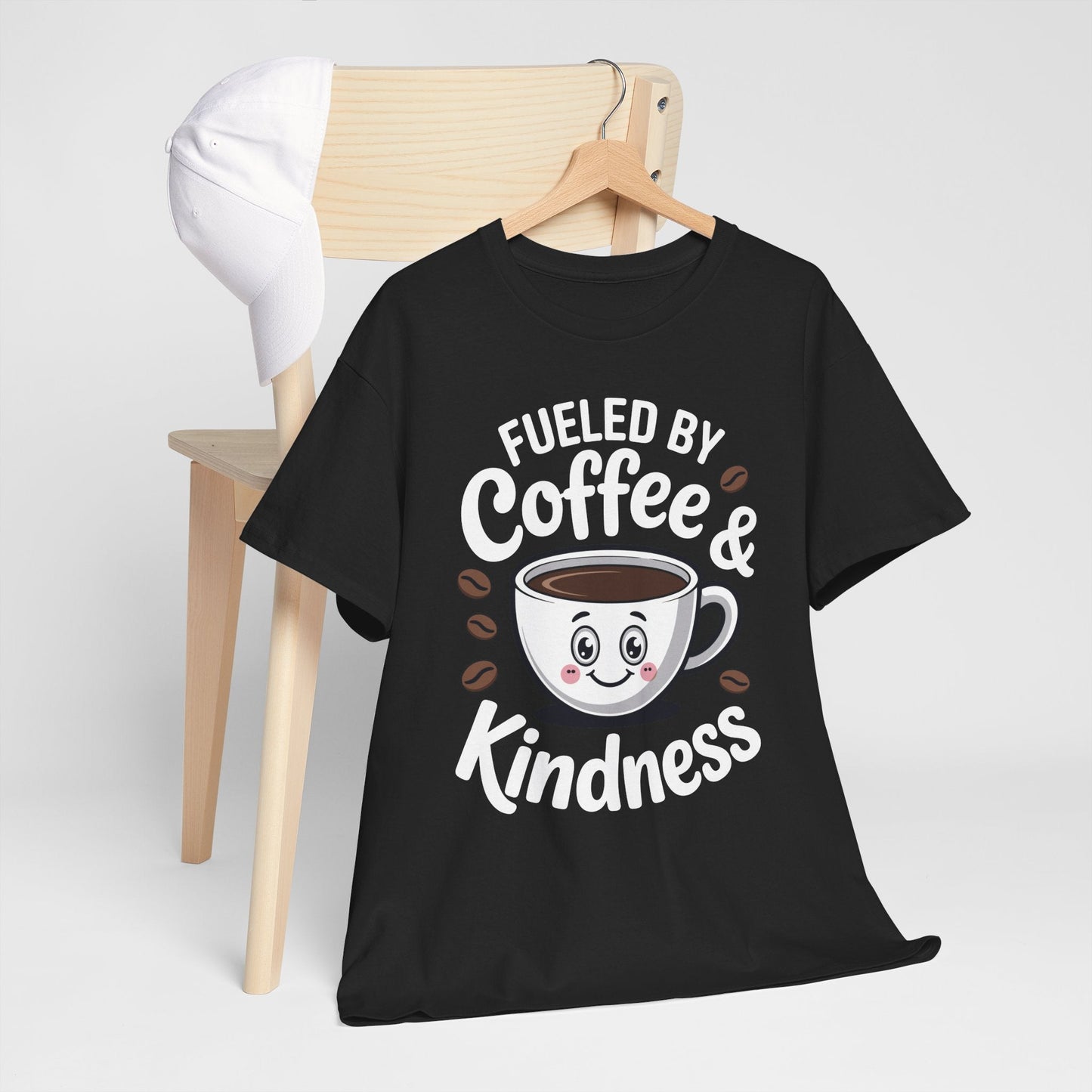 Funny Coffee Lover Fueled by Coffee And Kindness T-Shirt