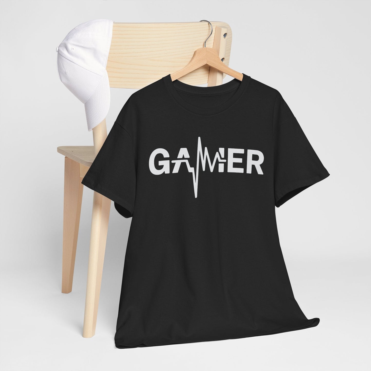 Gamer Heartbeat Video Games Graphic T-Shirt