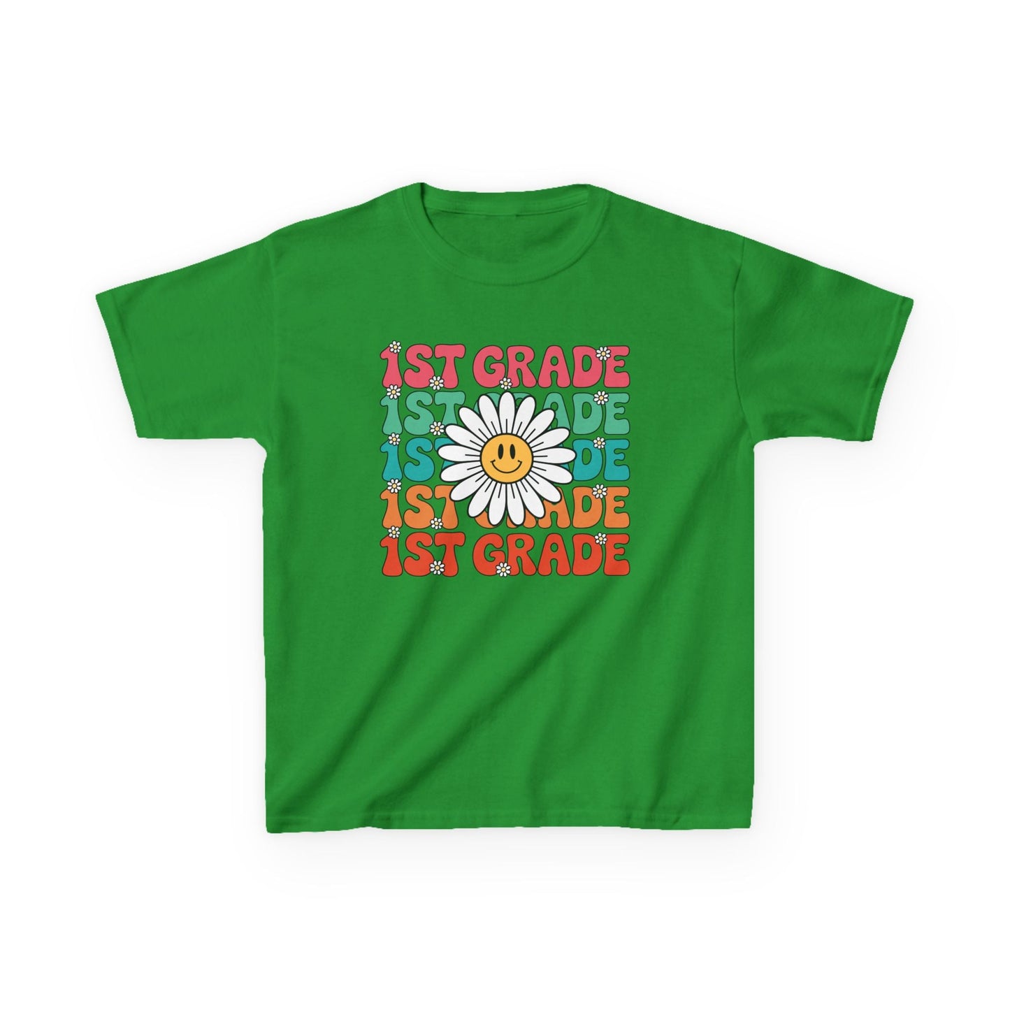 Groovy 1st Grade Back To School First Day of First Grade T-Shirt