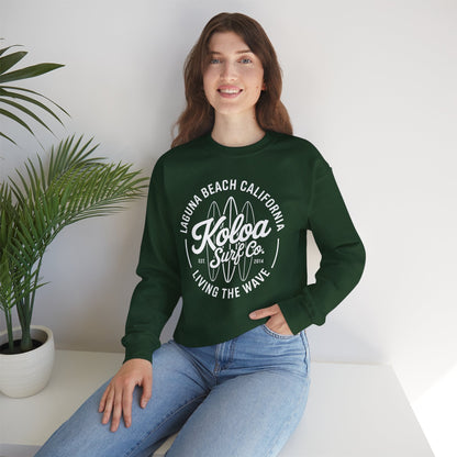 Koloa Surf Laguna Boards Logo Lightweight, Graphic Sweatshirt