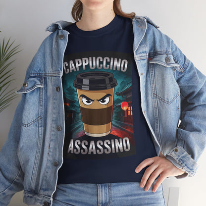 Cappuccino Assassino Coffee Lovers Italian Brainrot Meme T-Shirt
