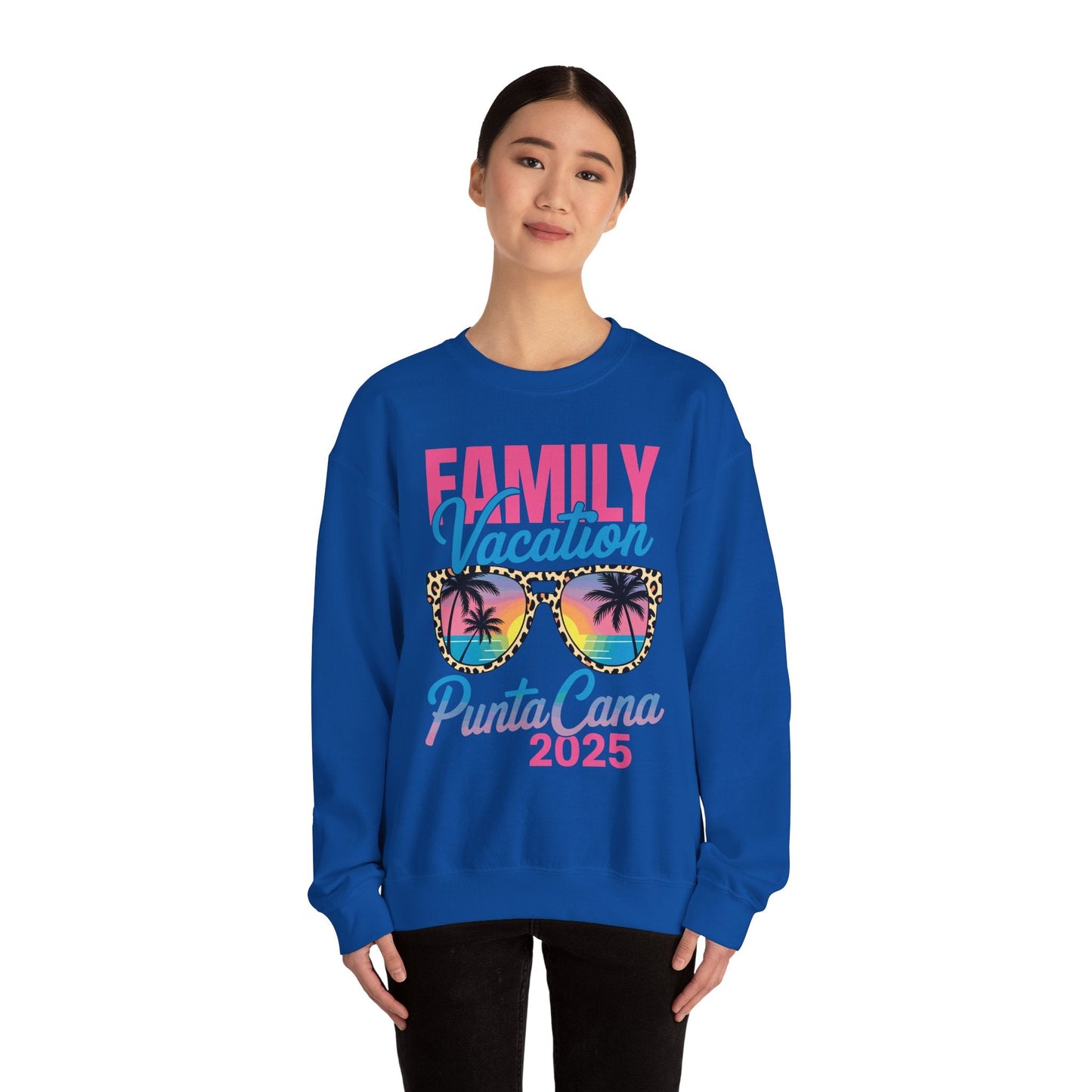 Family Vacation Punta Cana 2025 Matching Holiday Summer Sweatshirt