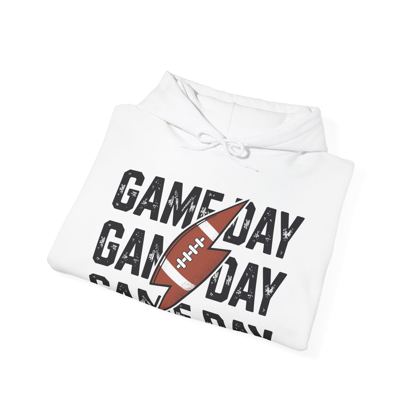 Vintage Game Day Football Lightning Bolt Funny Team Sport Hoodie