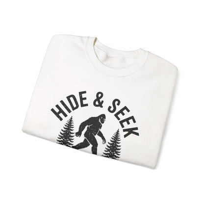 Bigfoot Hide And Seek World Champion Sasquatch Retro Vintage Sweatshirt
