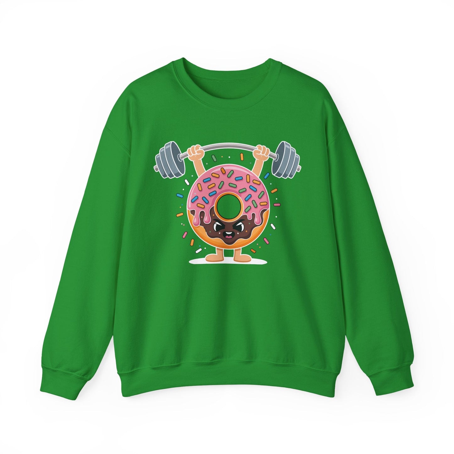Funny Weightlifing Fitness Workout Gym Donut Lover Sweatshirt