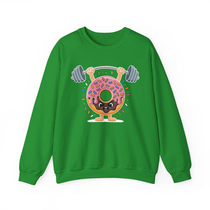 Funny Weightlifing Fitness Workout Gym Donut Lover Sweatshirt