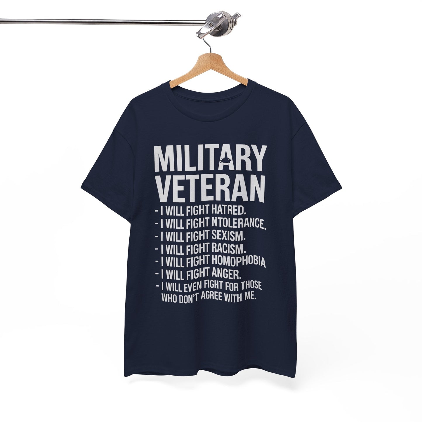 Military Veterans Against Trump 2025 Fight USA Election T-Shirt
