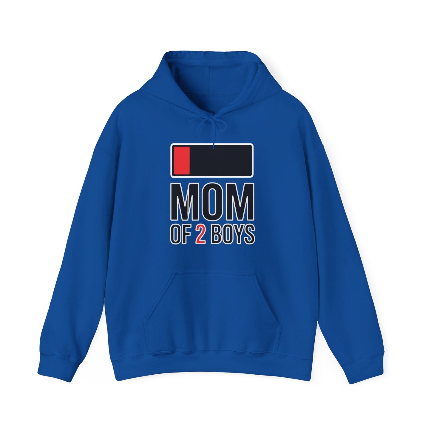 Mom of 2 Boys Gift from Son Mothers Day Birthday Women Hoodie