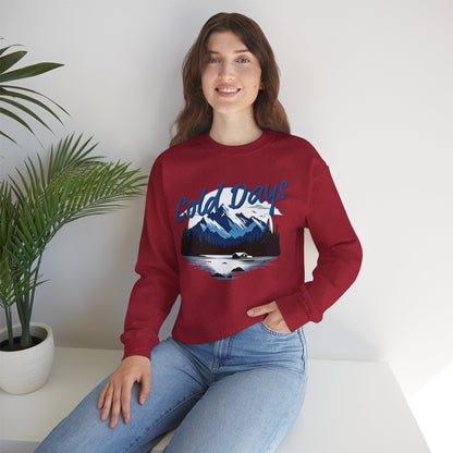 Cold Days Club Retro Aesthetic Sweatshirt