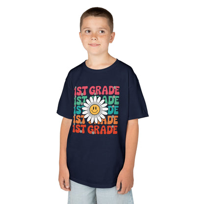 Groovy 1st Grade Back To School First Day of First Grade T-Shirt