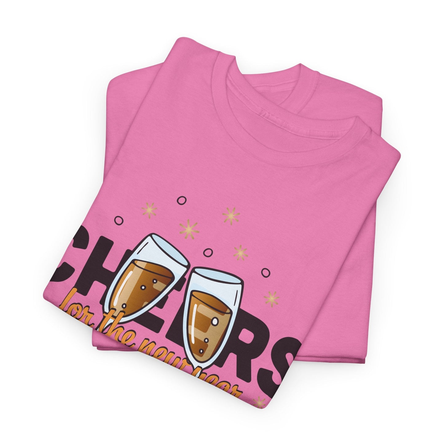 Happy New Year Cheers T-Shirt Festive New Year’s Eve Party Tee for Men and Women