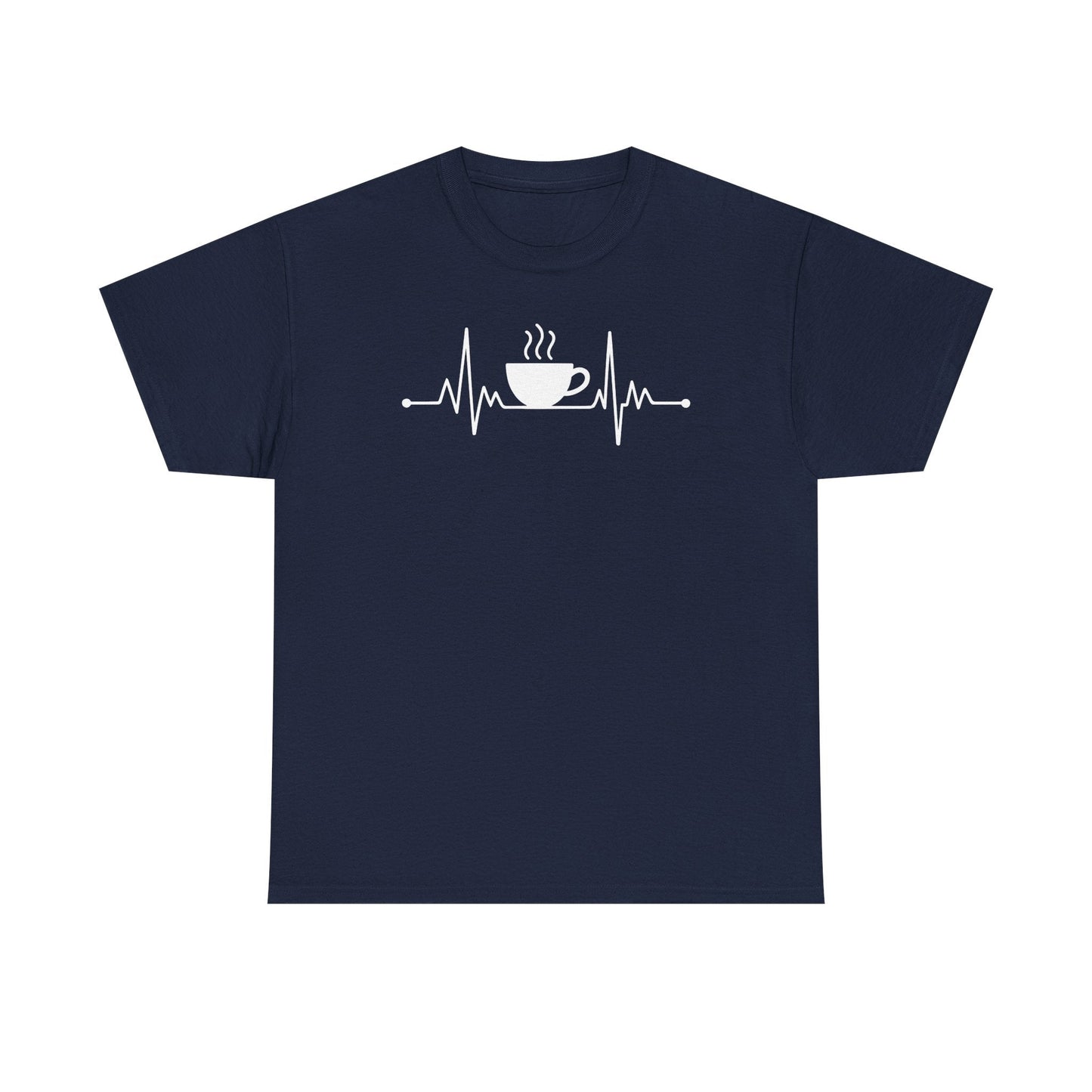 Coffee Heartbeat Drinking Coffee T-Shirt