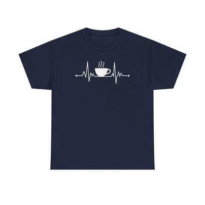 Coffee Heartbeat Drinking Coffee T-Shirt